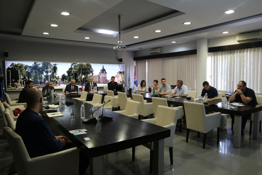 Meetings in Sremska Mitrovica in Serbia