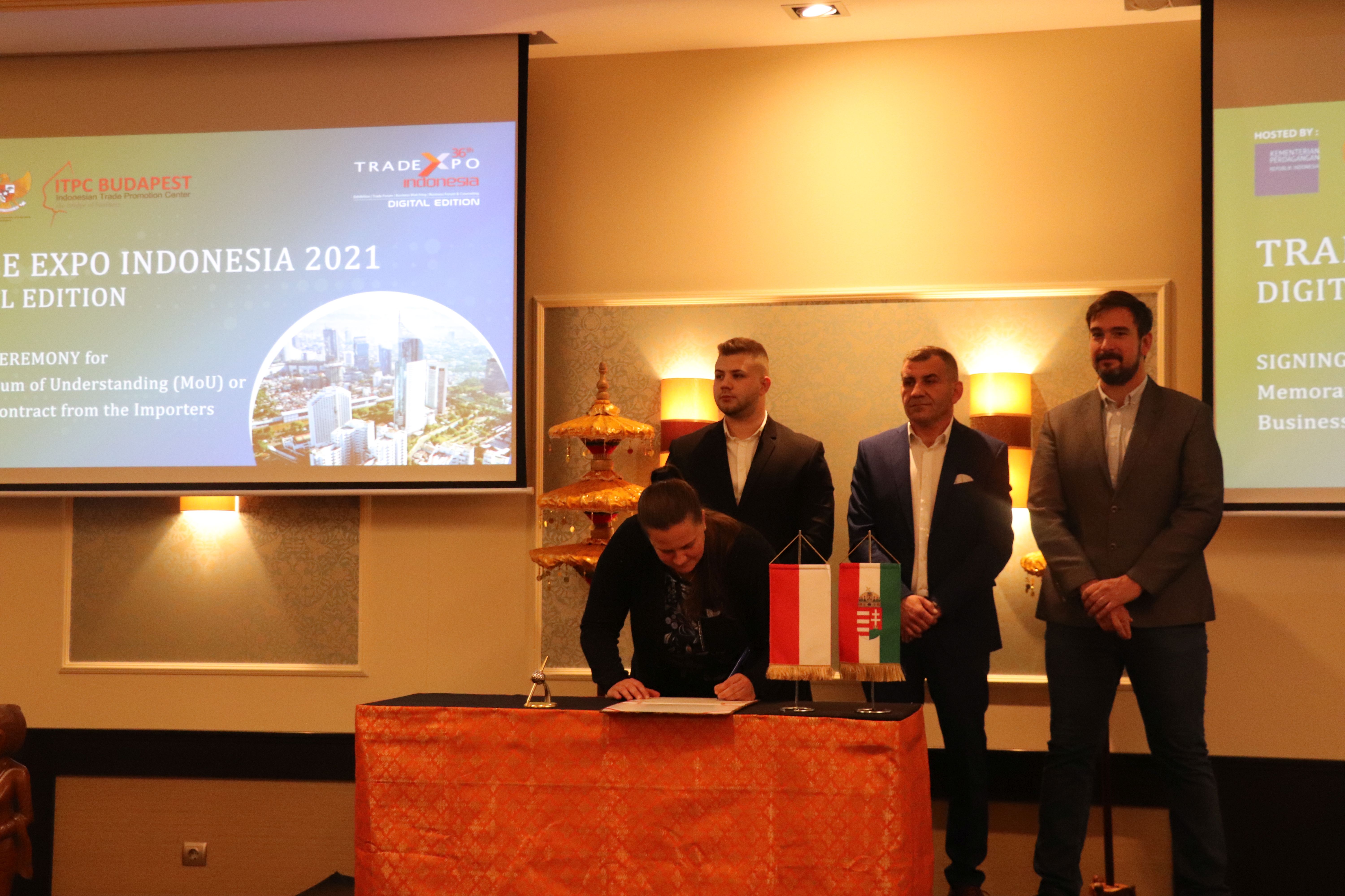 Opening Ceremony of the Trade Expo Indonesia Digital Edition 2021 in Budapest