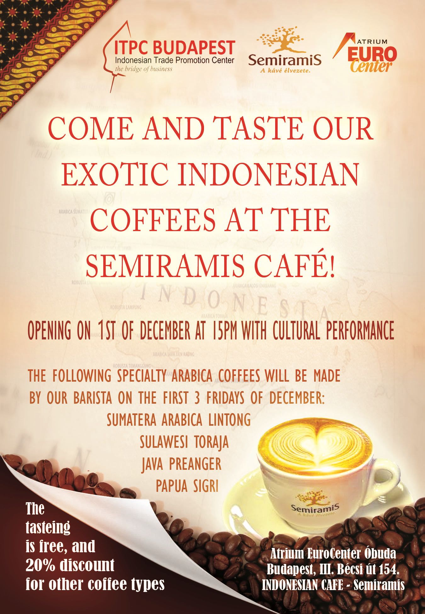 Indonesian Cafe in the Eurocenter